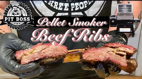 Smoked Beef Ribs Done On The Pit Boss Platinum Lockhart Pellet Smoker