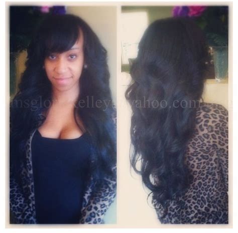 Sew Ins With Bangs Hairstyles Pictures Of Sew In Weave Hairstyles