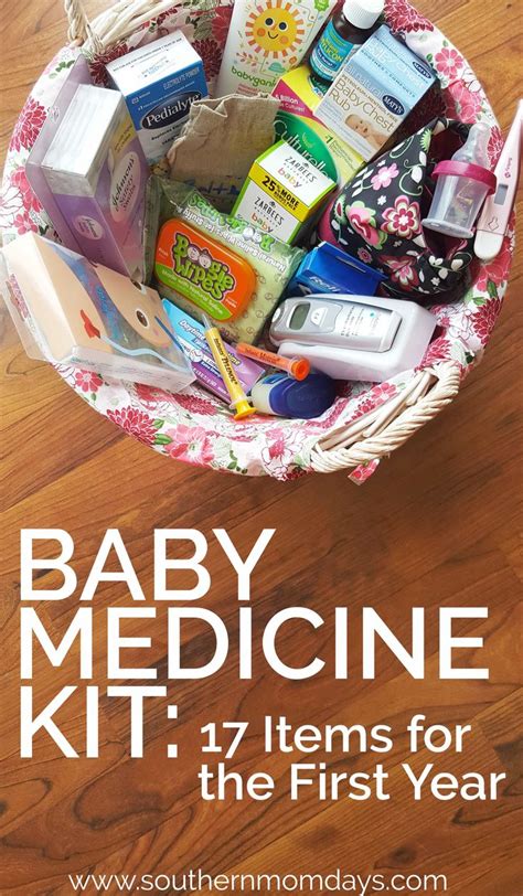 Baby Medicine Kit 17 Items For The First Year In 2022 Baby Medicine