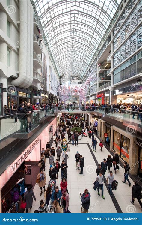 Eaton Mall Toronto Shopping Center Editorial Stock Photo Image Of