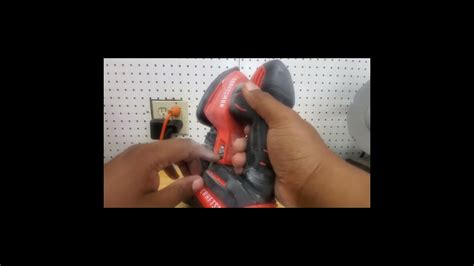 Craftsman Detail Sander Review And Demonstration Youtube