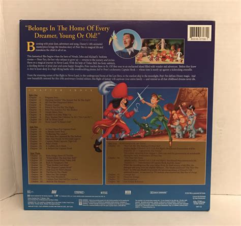 Peter Pan 45th Anniversary Cav Thx 13971 Cs Hollywood Laserdisc