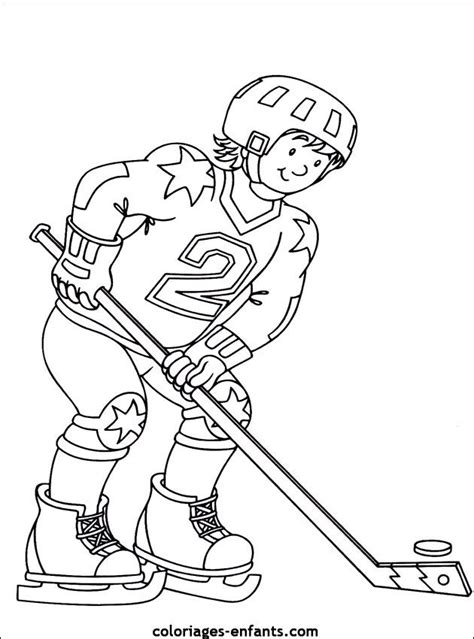 Hockey Player Coloring Pages Coloring Home