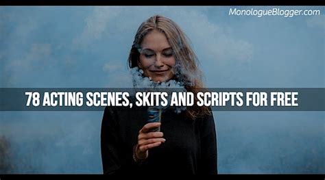 78 Acting Scenes Skits And Scripts For Free Monologue Blogger