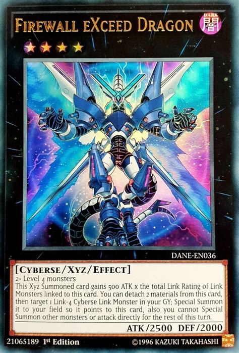 Yu Gi Oh Card Review Firewall Exceed Dragon Awesome Card Games