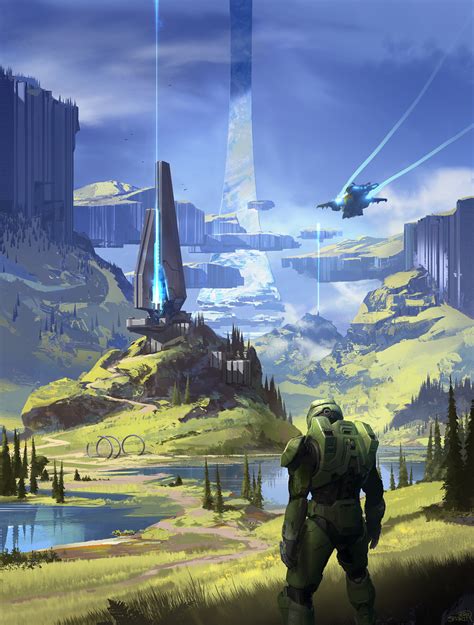 Artstation Halo Infinite Art Book Cover