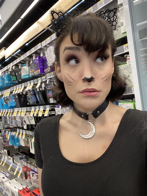 Feeling Confident In My Kitty Costume At Work Lol ⭐️🧡💜 Rtranspassing