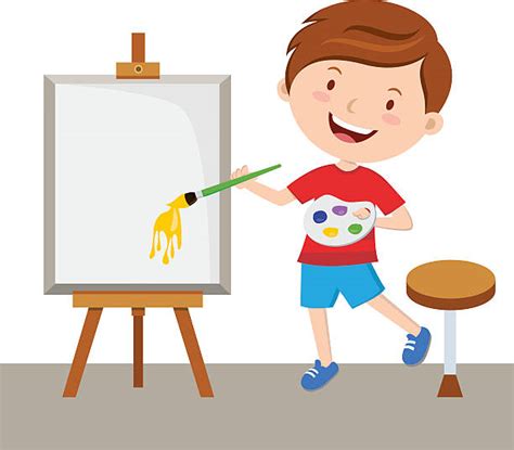 Top 60 Painter Artist Clip Art Vector Graphics And Illustrations Istock