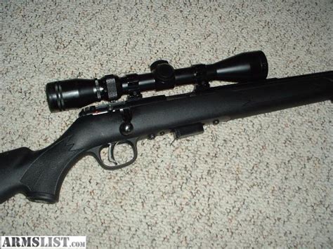 Armslist For Sale Savage 17 Hmr Blued With Bull Barrel Syn Stock 93r17