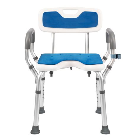 Shower Chair With Arms And Back Heavy Duty 330lbs Shower Chair For