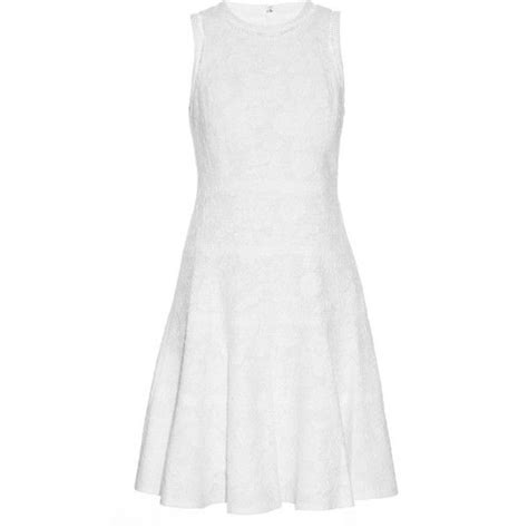 Rebecca Taylor Sleeveless Cotton Blend Jacquard Dress Sleeveless