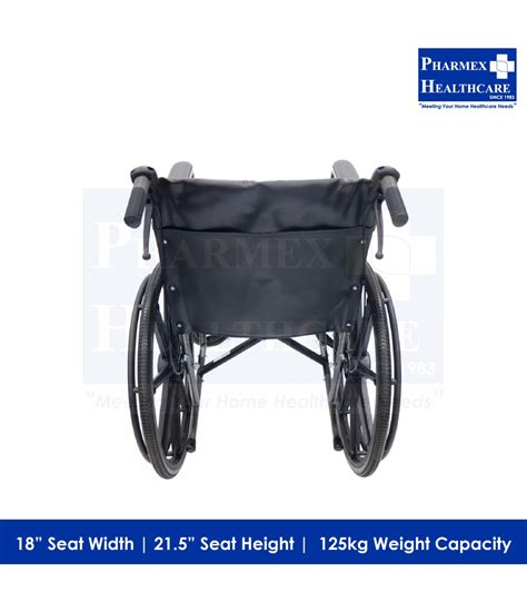Assure Rehab 18 Inch Hammertone Heavy Duty Wheelchair Ar0101 Per
