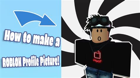 How To Make A Roblox Profile Picture Youtube