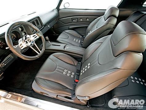 2nd Gen Camaro Custom Leather Interior By George Paul Custom Camaro