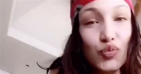 Bella Hadid Makes Kissy Face In Super Sexy Instagram Video