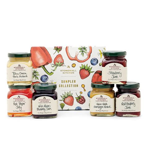 Classic Sampler Collection Jams Preserves And Spreads Stonewall Kitchen