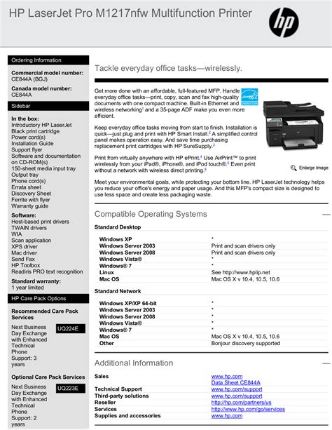 Download the latest drivers, firmware, and software for your hp laserjet pro cp1525nw color printer.this is hp's official website that will help automatically detect and download the correct drivers free of cost for your hp computing and printing products for windows and mac operating system. Download free pdf for HP Laserjet,Color Laserjet M1217nfw ...