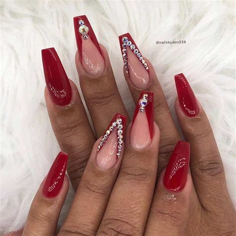 23 beautiful ways to rock red coffin nails stayglam