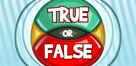 True Or False Game The Ultimate Test Uk Apps And Games