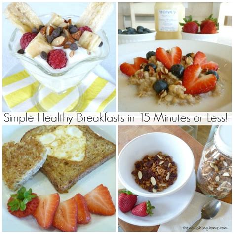 Simple Healthy Breakfasts In 15 Minutes Or Less The Nourishing Home