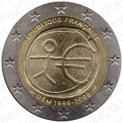 Francia 2 Euro commemorativo 2009 EMU FDC