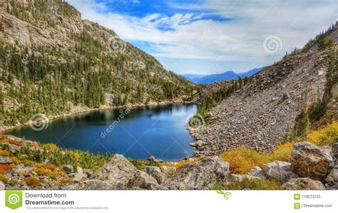 Emerald Lake In Rocky Mountain National Park Stock Image Image Of