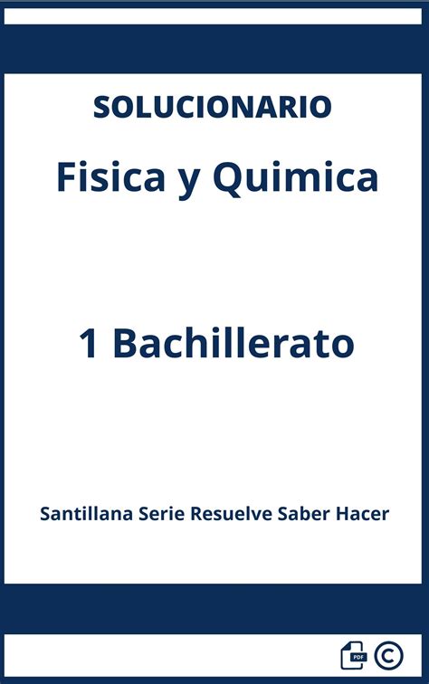 Abrir Pdf Descargar Solucionario Fisica Y Quimica 1 Bachillerato