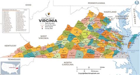 Labeled Map Of Virginia With Cities World Map Blank And Printable