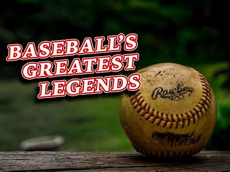 Watch Baseball Greatest Legends Diamond Memories Prime Video