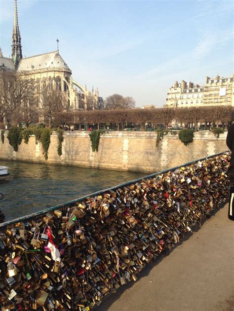 Put A Lock On The Lock Bridge In Parisfrance Love Lock Bridge Paris
