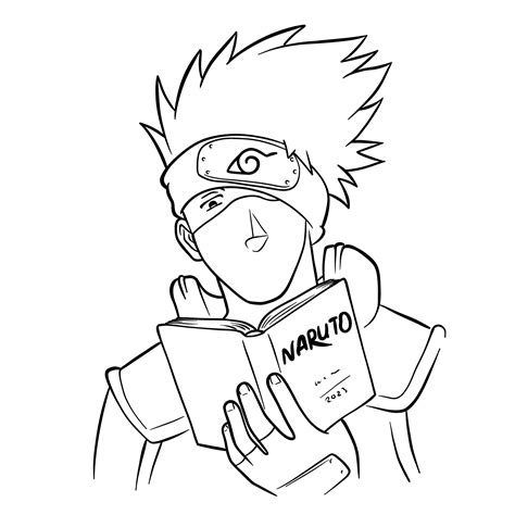 How To Draw Kakashi Reading A Book A Fun Drawing Guide