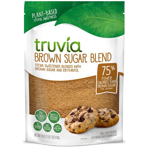 Buy Truvia Brown Sugar Blend Mix Of Natural Stevia Sweetener And Brown
