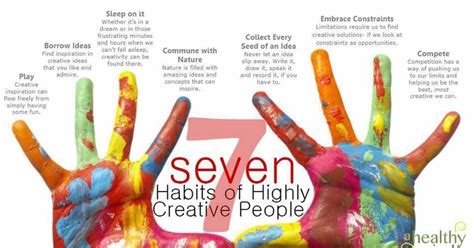 7 Habits Of Highly Creative People Gr8 Creative Ideas