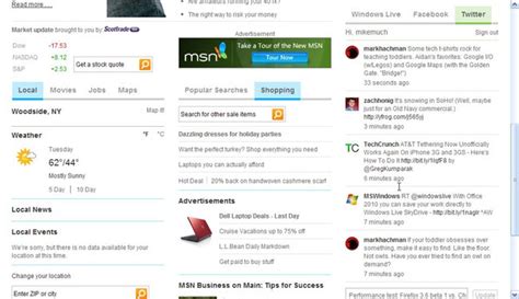 Microsoft Announces Msn Redesign With Twitter