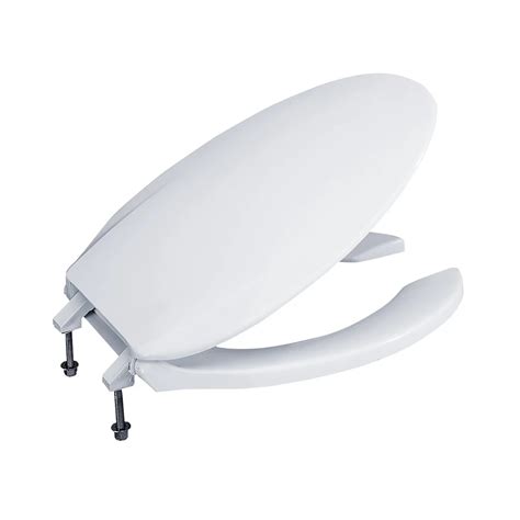 Toto Commercial Elongated Open Front Toilet Seat With Lid The Home
