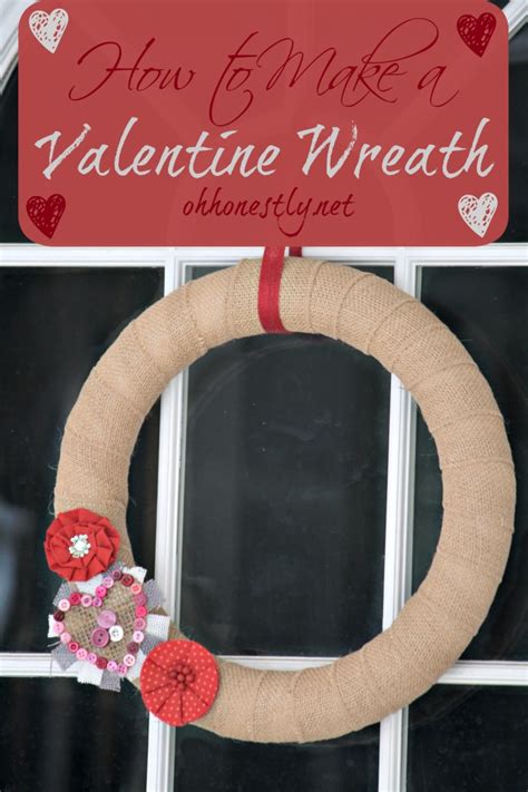 How To Make A Diy Valentine Wreath