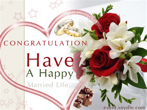 Congratulation Have A Happy Married Life Nice Wishes