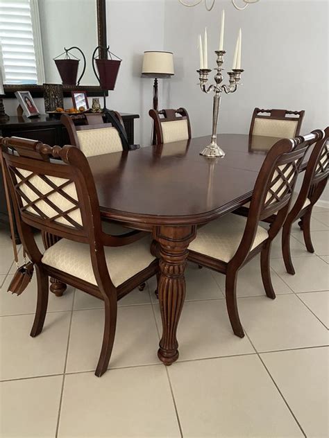 Maybe you would like to learn more about one of these? Shermag furniture Solid Wood dining room table with ...
