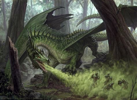 Full Art And Sketches For The Green Dragon Rmagictcg