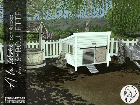 A La Ferme Cottage Coop Cc Sims 4 Syboulette Custom Content For The