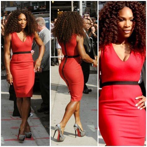 Pin By Conskeeted On Projectthickfit Tight Red Dress Serena Williams Venus And Serena Williams