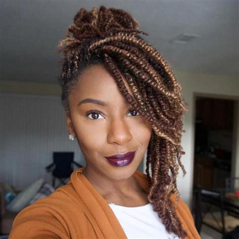 30 Hot Kinky Twists Hairstyles To Try In 2018 Pinterest