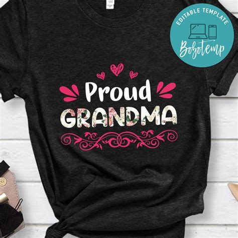 proud grandma shirts bobotemp
