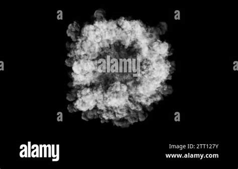 4k Smoke Explosion Fx Background Animation Animation Of A Powerful