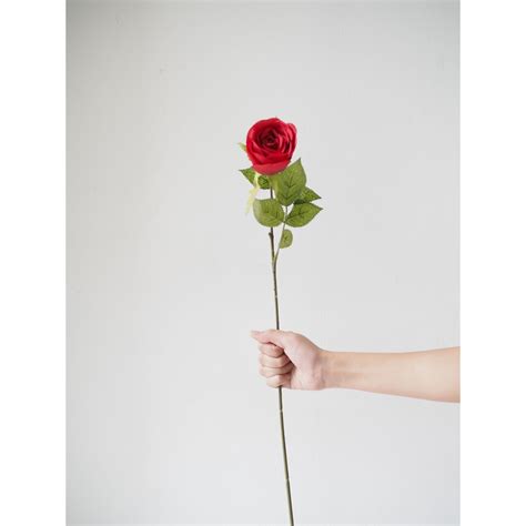 Bunga Mawar 1 Tangkai One Stem Artificial Rose B18029 Shopee