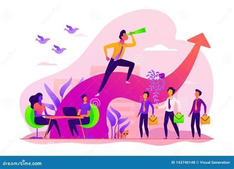 Leadership Concept Vector Illustration Stock Vector Illustration Of Concept Business 143740148