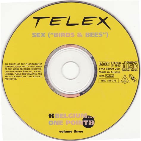 Sex Sex Birds And Bees Telex Mp3 Buy Full Tracklist