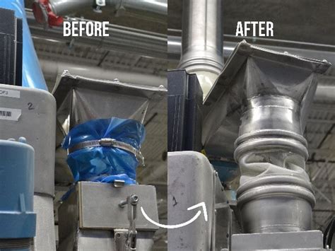 Before And After Bfm Fittings Powder Solutions Inc