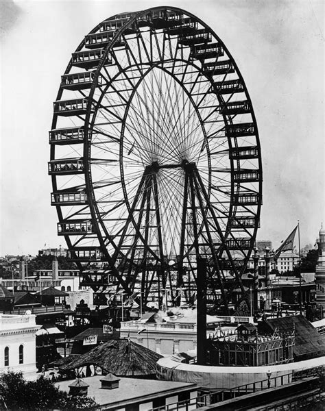 Ferris Wheel 1893 Nthe Original Ferris Wheel Designed And Constructed