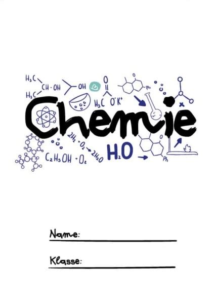 Ausmalbilder Deckblatt Chemie Klasse Ausdrucken Musik Deckblatt My